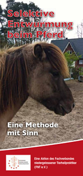 Informationsbroschüre 'Selektive Entwurmung beim Pferd'